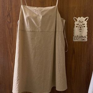 short Zara nightly. Tan color with strips. Fresh out the box. Never worn perfect